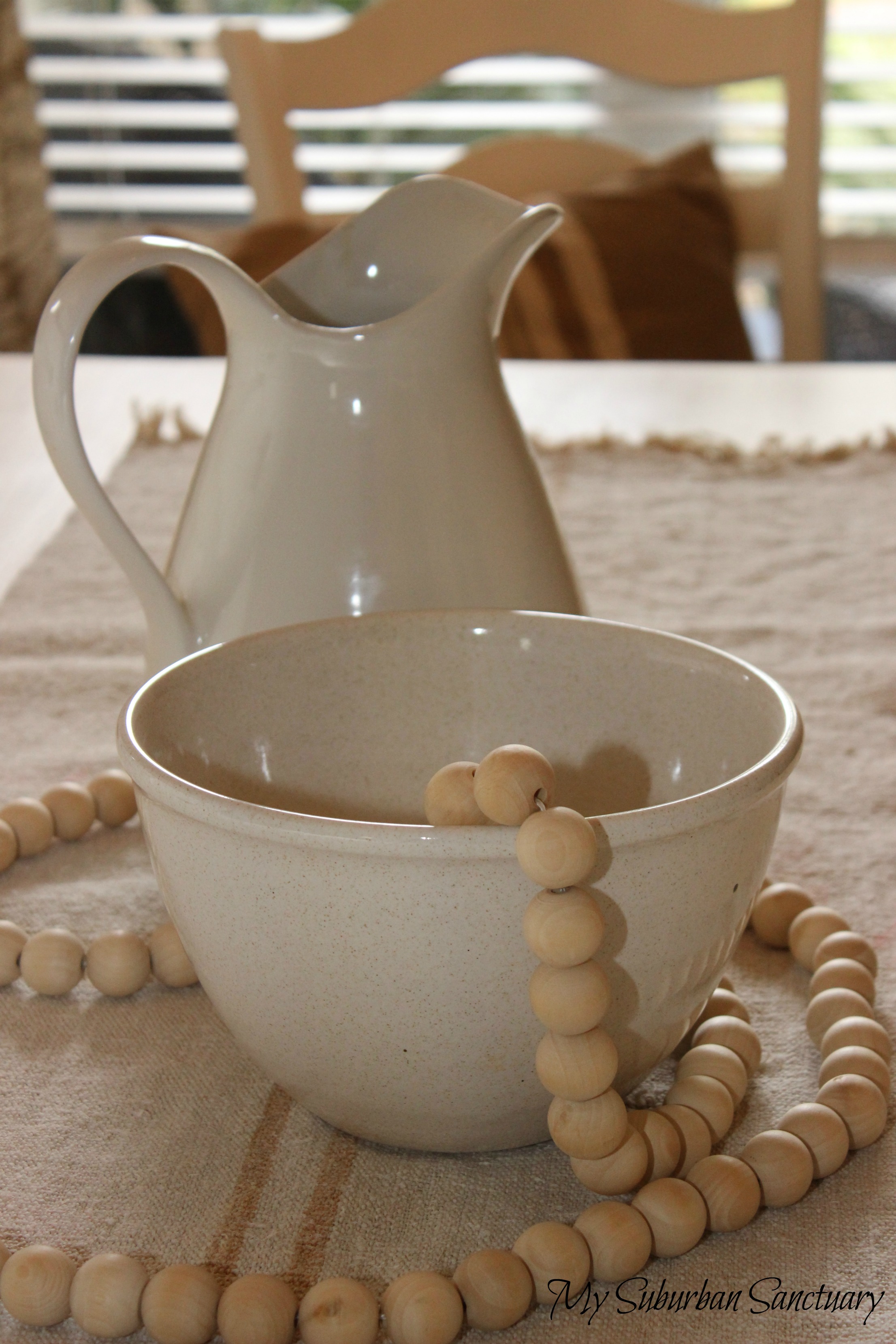 EASY PEASY WOOD BEAD GARLAND